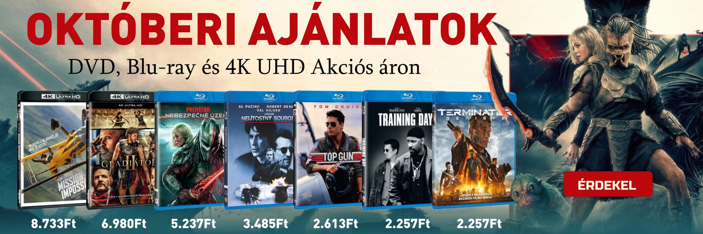 Októberi ajánlatok Októberi ajánlatok